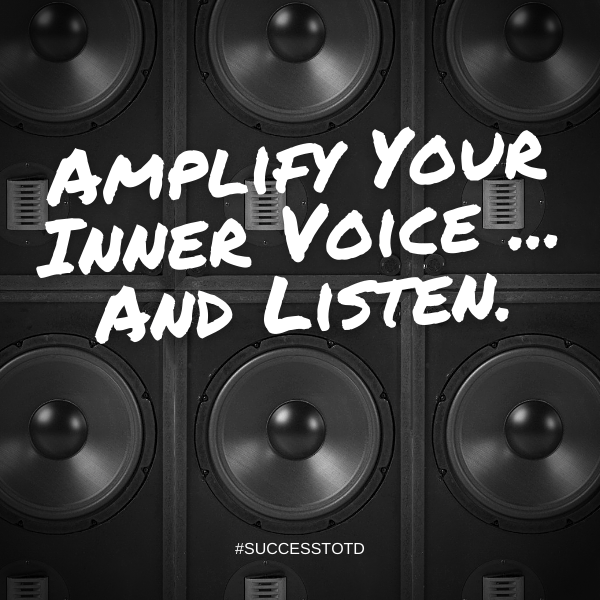 Turn up your inner voice and listen. - James Rosseau, Sr.