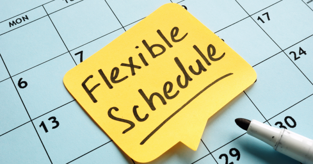 flexible hours header